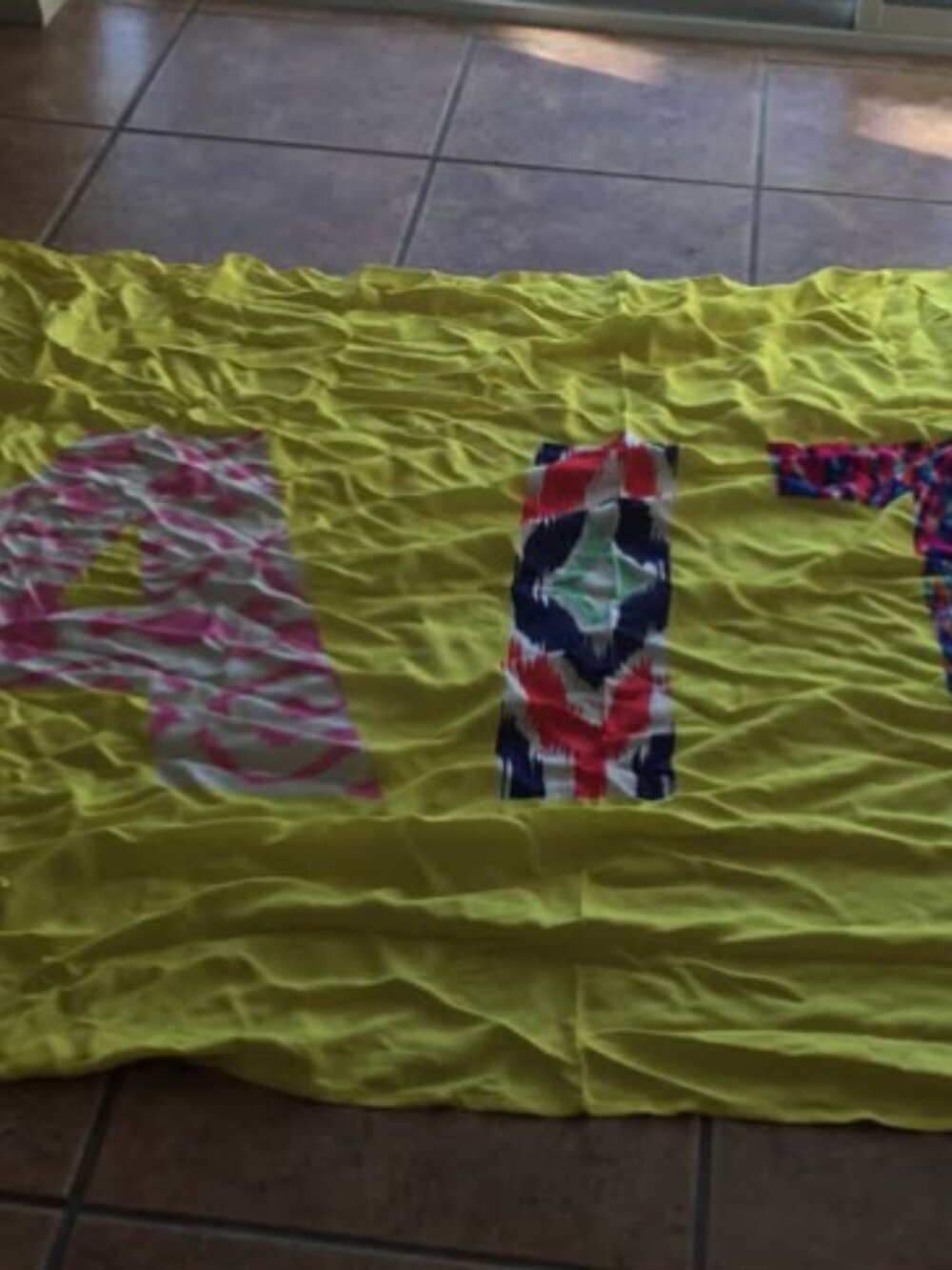 Virginia Wolf Word Scarf/Wrap- Faith - Picture 2 of 5